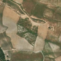 Satellite imagery of Alcocer castle, ES