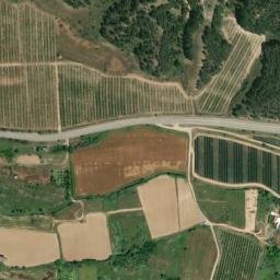 Satellite imagery of Alcocer castle, ES