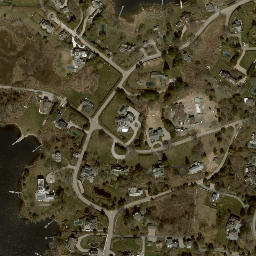 Satellite imagery of Pawcatuck Point, US