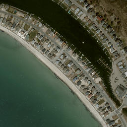 Satellite imagery of Groton Long Point, US