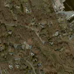 Satellite imagery of Rocky Neck, US