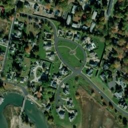 Satellite imagery of Sandy Point (historical), US