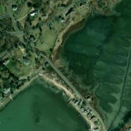 Satellite imagery of Leetes Island, US