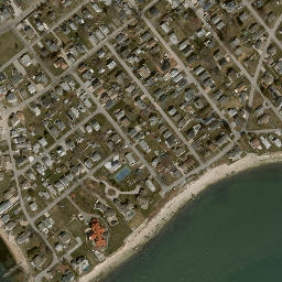 Satellite imagery of Cornfield Point, US