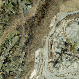 Satellite imagery of Tomkins Cove Quarry, US