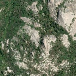 Satellite imagery of Castle Crags, US