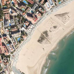 Satellite imagery of Cabo Gros, ES