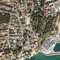 Satellite imagery of Cabo Gros, ES