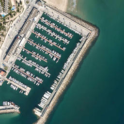 Satellite imagery of Cabo Gros, ES