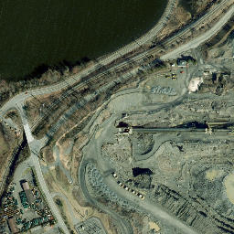 Satellite imagery of West Nyack Trap Rock Quarry, US