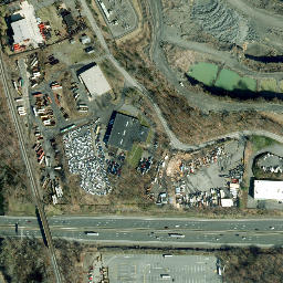 Satellite imagery of West Nyack Trap Rock Quarry, US
