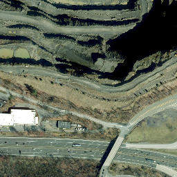 Satellite imagery of West Nyack Trap Rock Quarry, US