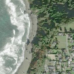 Satellite imagery of Omenoku Point, US