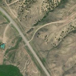 Satellite imagery of W 72 — NGS MP0287 — Carbon County, US, US