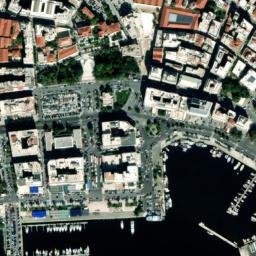 Satellite imagery of Kavala Fortress, GR