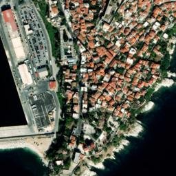Satellite imagery of Kavala Fortress, GR