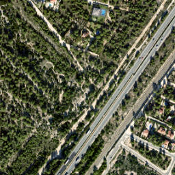 Satellite imagery of Cap de Sant Jordi, ES