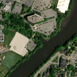 Satellite imagery of HACKENSACK FIRST PRESB CHURCH — NGS KV3905, US