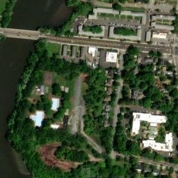 Satellite imagery of HACKENSACK FIRST PRESB CHURCH — NGS KV3905, US