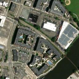 Satellite imagery of HACKENSACK BERGEN CTHSE FLAG — NGS KV3883, US