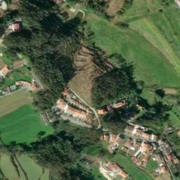 Satellite imagery of Marco da demarcação das terras do Mosteiro de Cucujães (1690)", ES