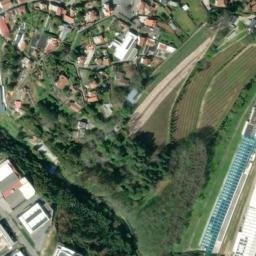 Satellite imagery of Marco da demarcação das terras do Mosteiro de Cucujães (1690)", ES