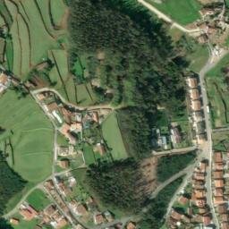 Satellite imagery of Marco da demarcação das terras do Mosteiro de Cucujães (1690)", ES
