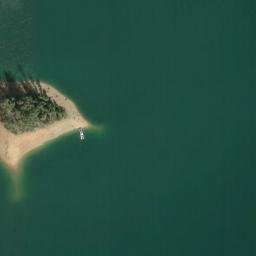 Satellite imagery of Batham Dredge Mine, US