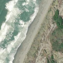Satellite imagery of Samoa Peninsula, US