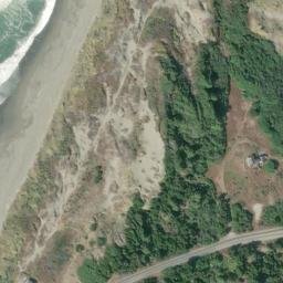 Satellite imagery of Samoa Peninsula, US