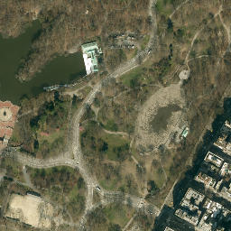 Satellite imagery of Belvedere Castle, US