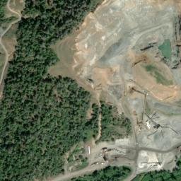 Satellite imagery of Black Diamond Mine, US