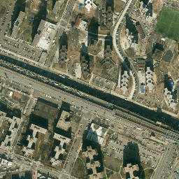 Satellite imagery of Corlears Hook, US