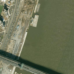 Satellite imagery of Corlears Hook, US