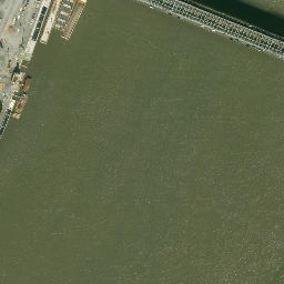 Satellite imagery of Corlears Hook, US