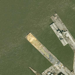 Satellite imagery of Corlears Hook, US