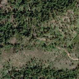 Satellite imagery of King Copper Prospect, US