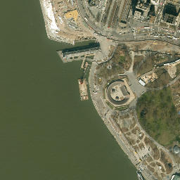 Satellite imagery of The Battery, US