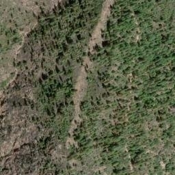 Satellite imagery of King Copper Prospect, US