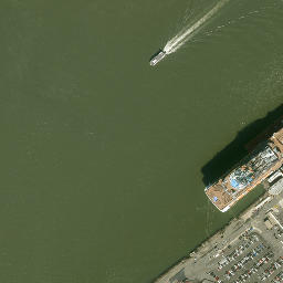 Satellite imagery of Red Hook, US