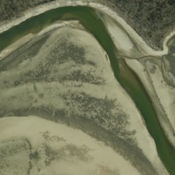 Satellite imagery of The Hogback, US