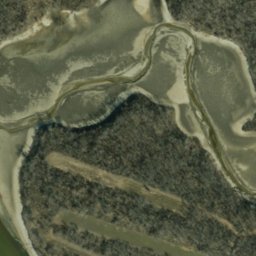 Satellite imagery of The Hogback, US