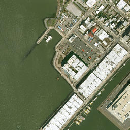 Satellite imagery of Red Hook, US