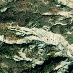 Satellite imagery of Qafa e Peshtanit, AL