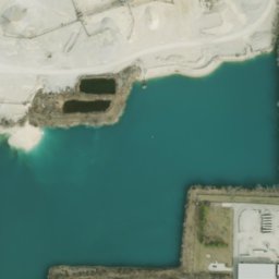 Satellite imagery of Delphi Limestone Quarry, US