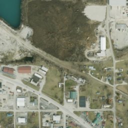 Satellite imagery of Delphi Limestone Quarry, US