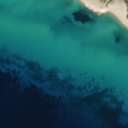 Satellite imagery of Cape Ibriji, TR