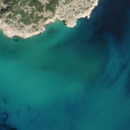 Satellite imagery of Cape Ibriji, TR