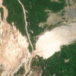 Satellite imagery of Qafa e Devries, AL