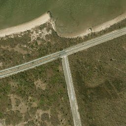 Satellite imagery of Breezy Point, US